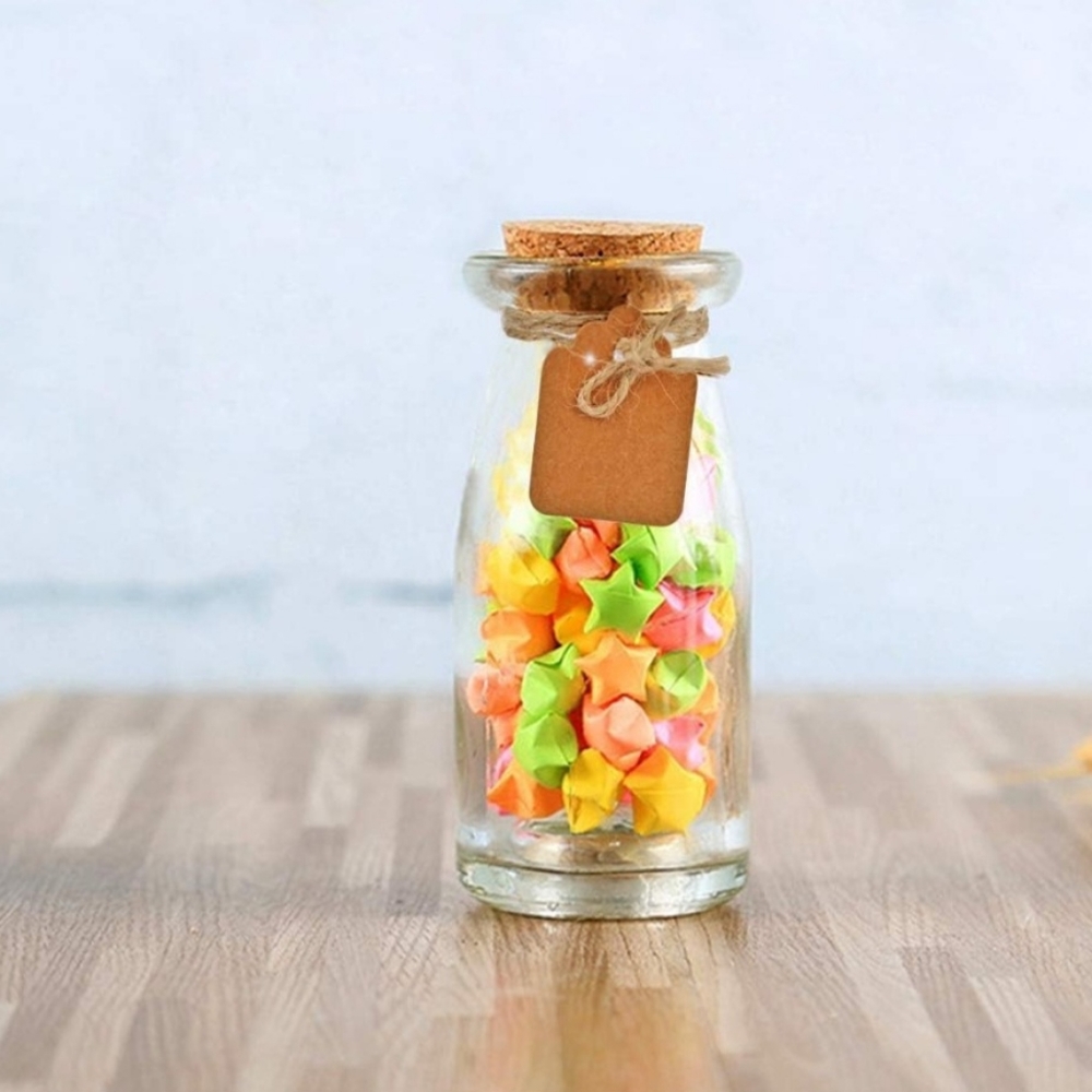 30Pcs Glass Favor Jar With Cork Lids，multifunctional,great decoration（100 ML,3.4